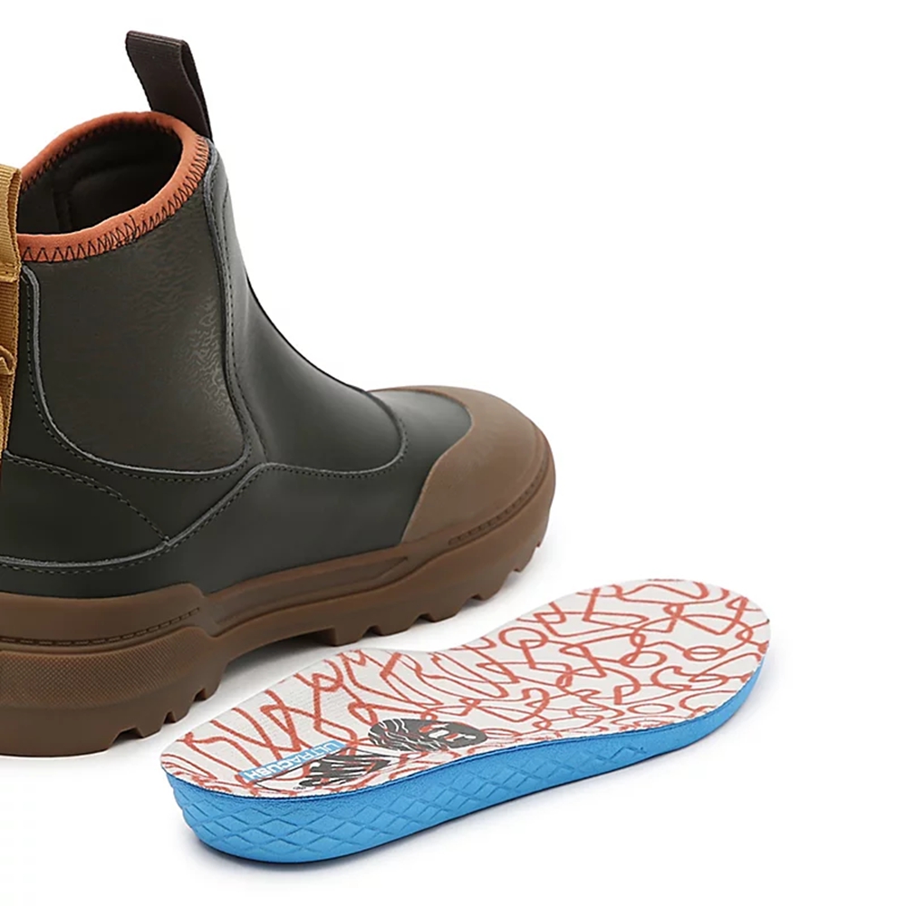 Vans Textured Waves Colfax Boot Koyu Yeşil | VN238W5OJ73