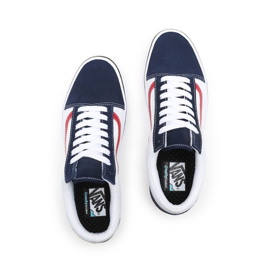 Vans Tri-Tone ComfyCush Old Skool Ayakkabi Lacivert | VN857H4OR05