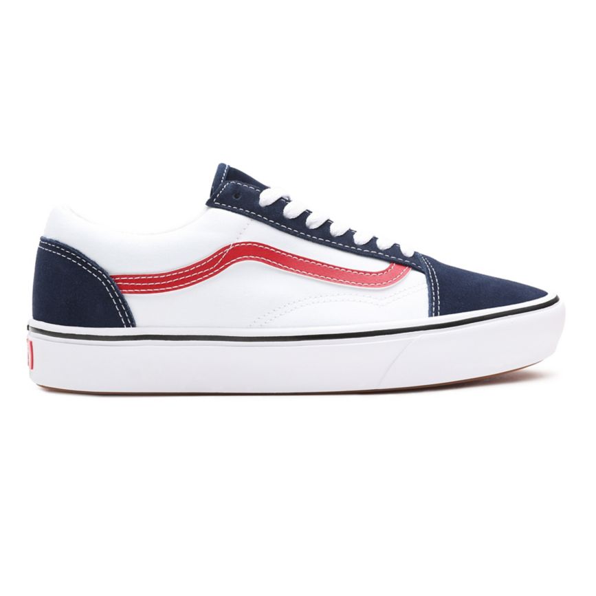 Vans Tri-Tone ComfyCush Old Skool Ayakkabi Lacivert | VN857H4OR05