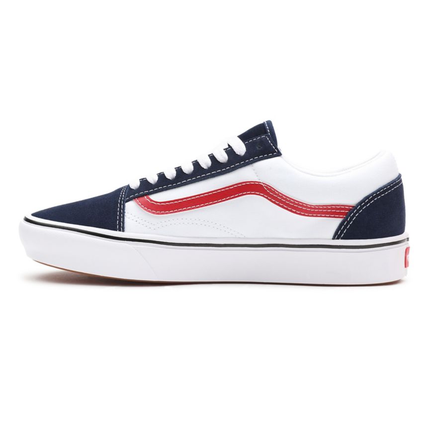 Vans Tri-Tone ComfyCush Old Skool Ayakkabi Lacivert | VN857H4OR05