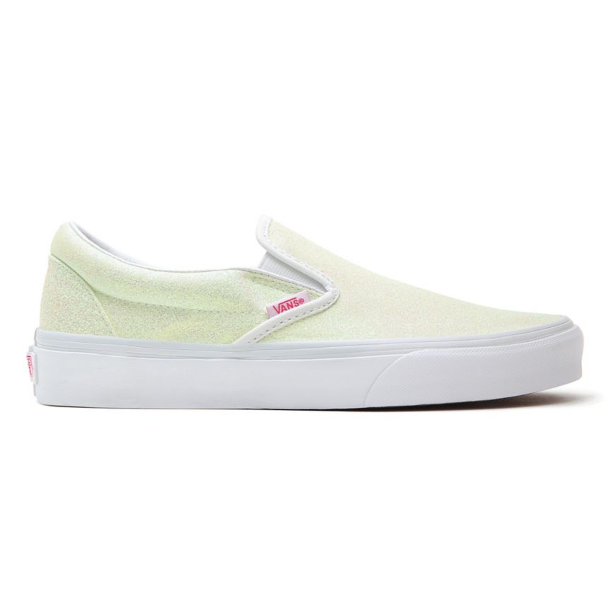 Vans UV Glitter Klasik Slip-On Ayakkabi Beyaz | VN398F0PD08
