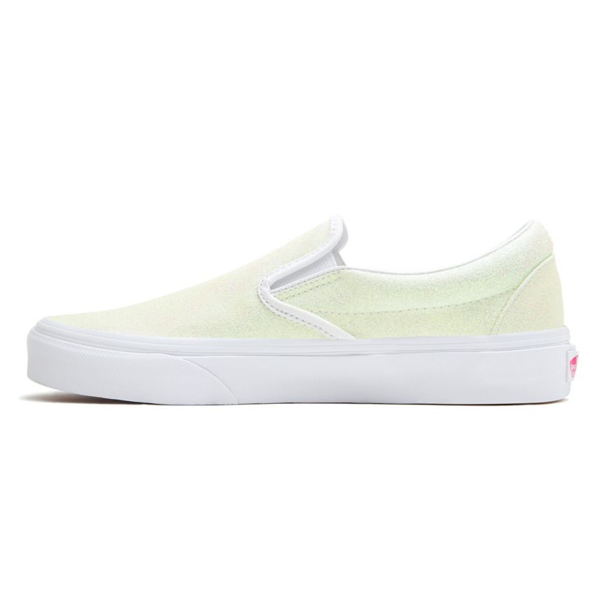 Vans UV Glitter Klasik Slip-On Ayakkabi Beyaz | VN398F0PD08