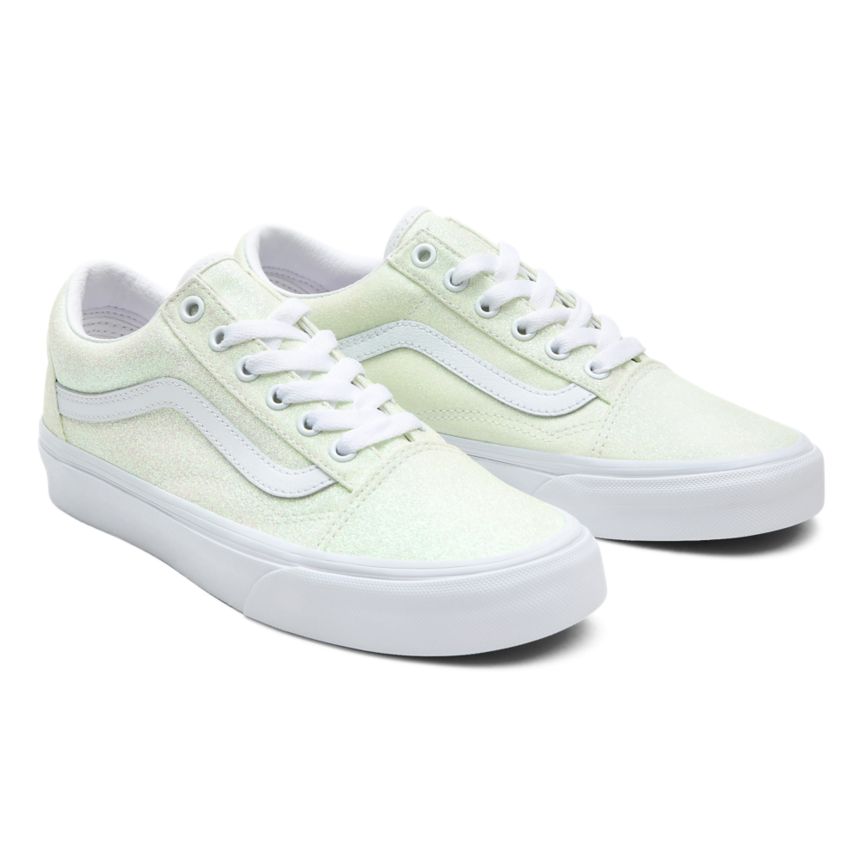 Vans UV Glitter Old Skool Ayakkabi Beyaz | VN232P5WQ97