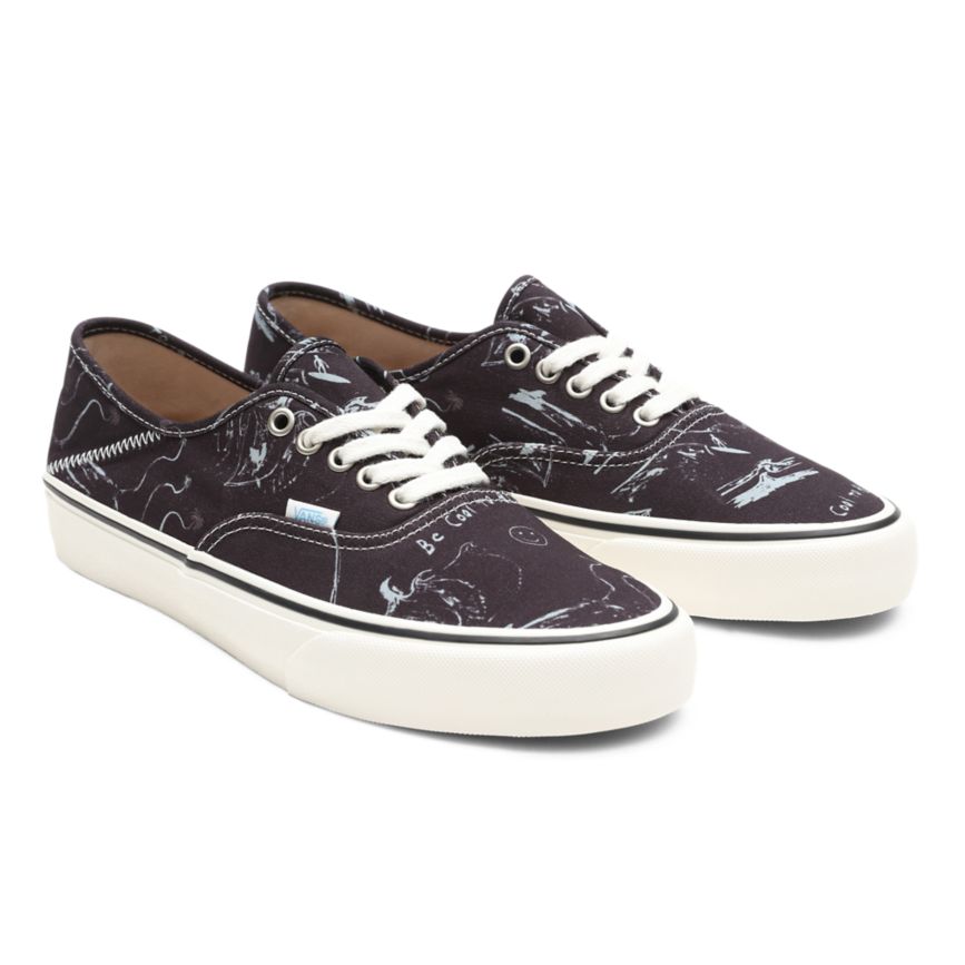 Vans X Chris Johanson Authentic SF Ayakkabi Siyah | VN911M7QH81