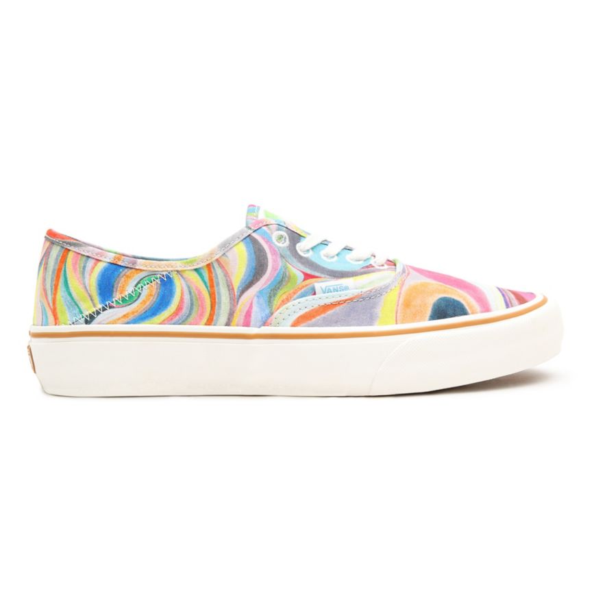 Vans X Chris Johanson Authentic SF Renkli | VN668M4VQ72
