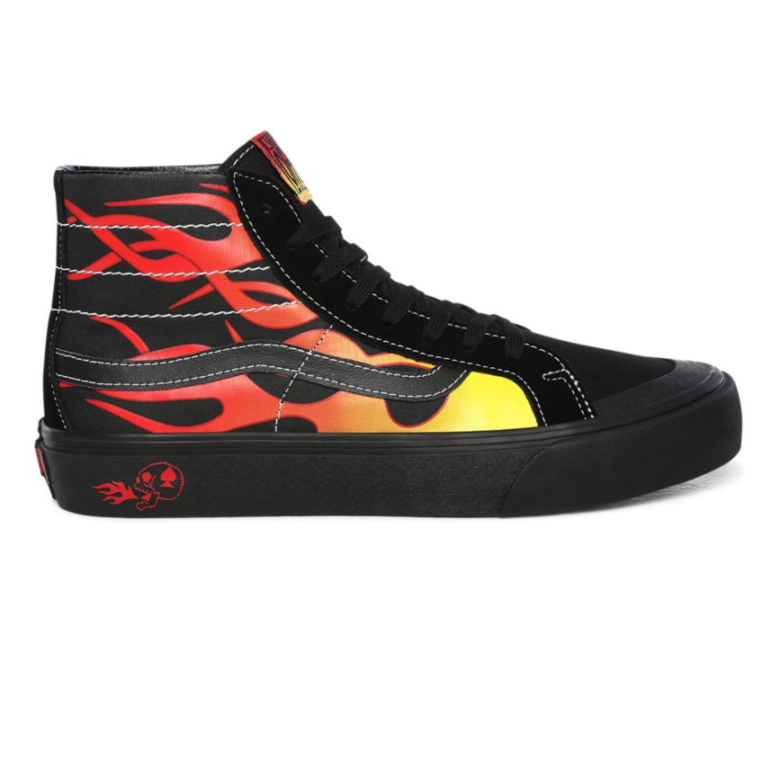 Vans X Drag SK8-Hi 138 Decon SF Ayakkabi Siyah | VN881G0PE05