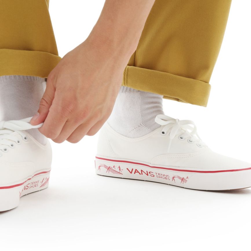 Vans X Penn ComfyCush Authentic Ayakkabi Beyaz | VN710Y9RO24