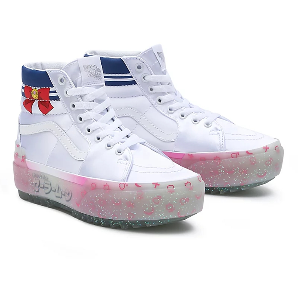 Vans X Pretty Guardian Sailor Moon Sk8-hi Stacked Ayakkabi Beyaz | VN304O2JO95