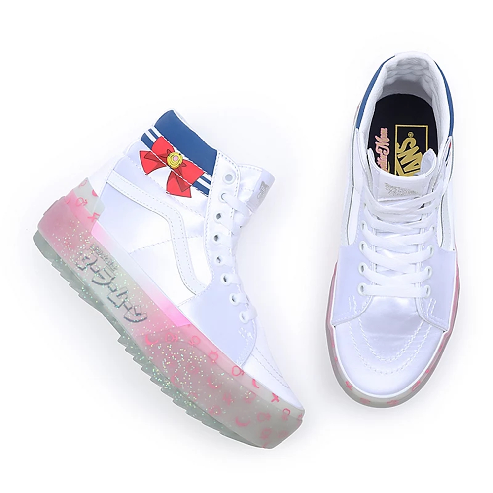 Vans X Pretty Guardian Sailor Moon Sk8-hi Stacked Ayakkabi Beyaz | VN304O2JO95