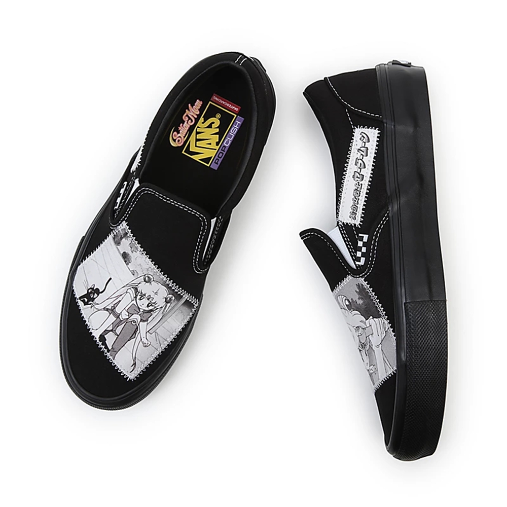 Vans X Pretty Guardian Sailor Moon Skate Slip-on Ayakkabi Siyah | VN145P0LD37