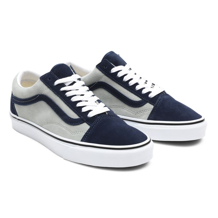 Vans 2-Tone Süet Old Skool Ayakkabi Lacivert | VN967L2TU02
