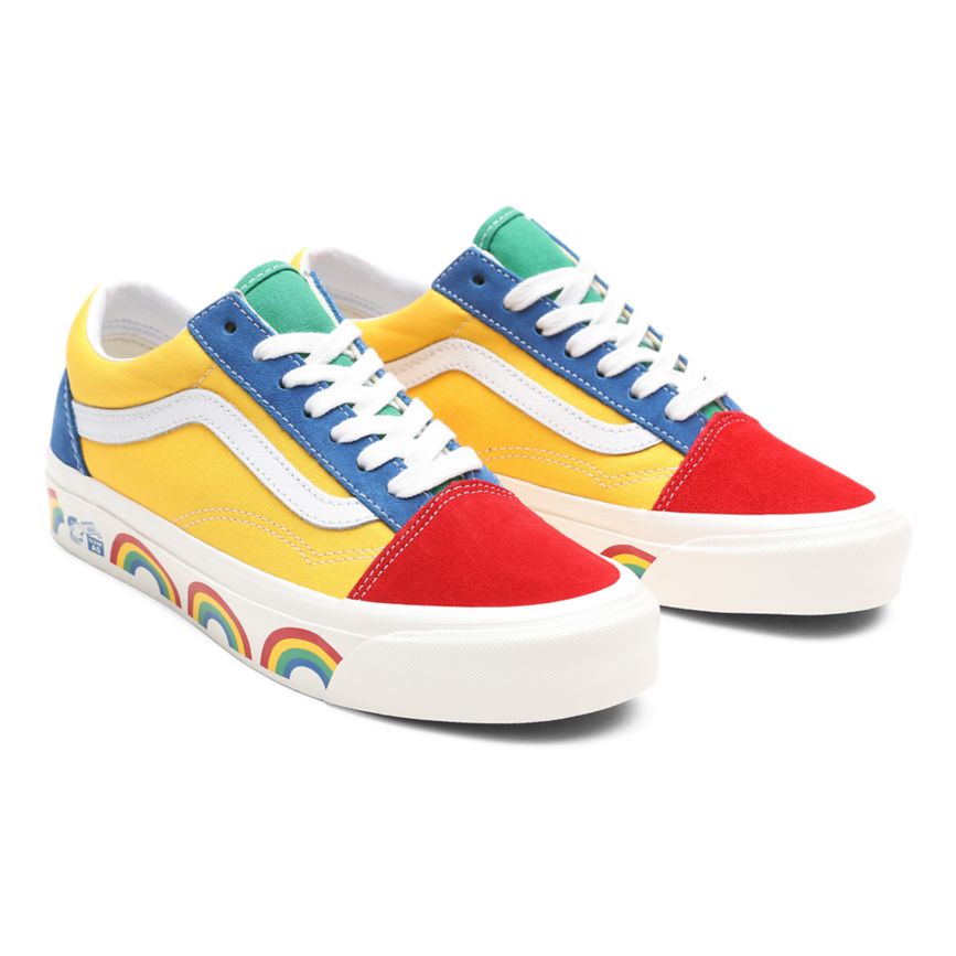 Vans Anaheim Factory Old Skool 36 DX Ayakkabi Renkli | VN086S1ES09