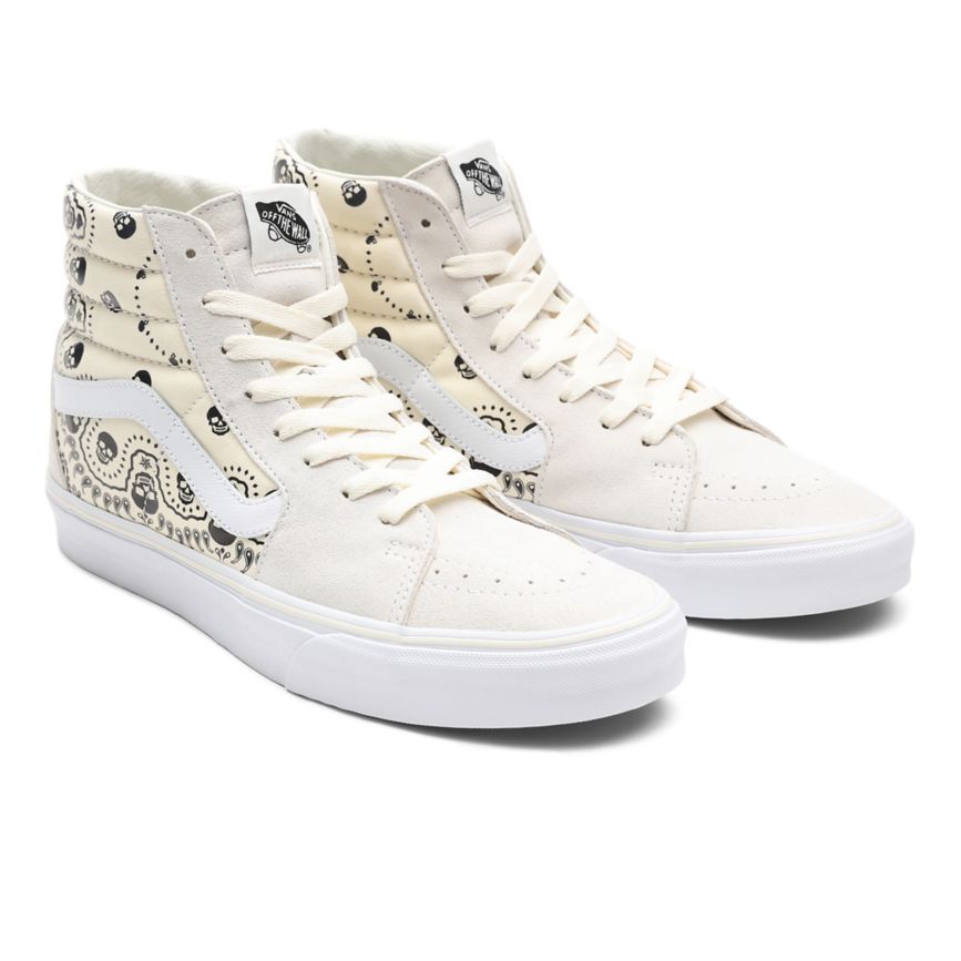 Vans Bandana SK8-Hi Ayakkabi Beyaz | VN035B1HU61