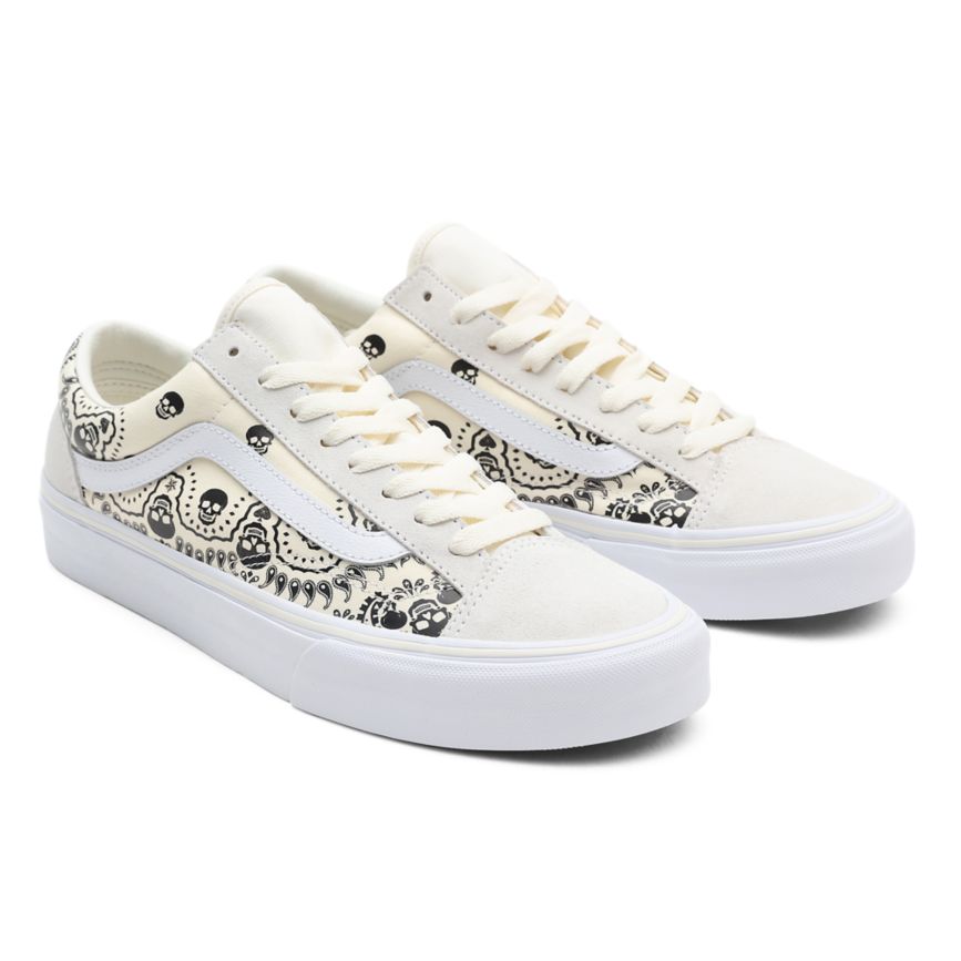 Vans Bandana Stilleri 36 Ayakkabi Beyaz | VN503A2EN12