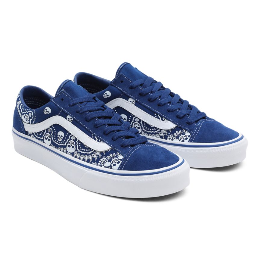 Vans Bandana Stilleri 36 Ayakkabi Mavi | VN467U2RE05