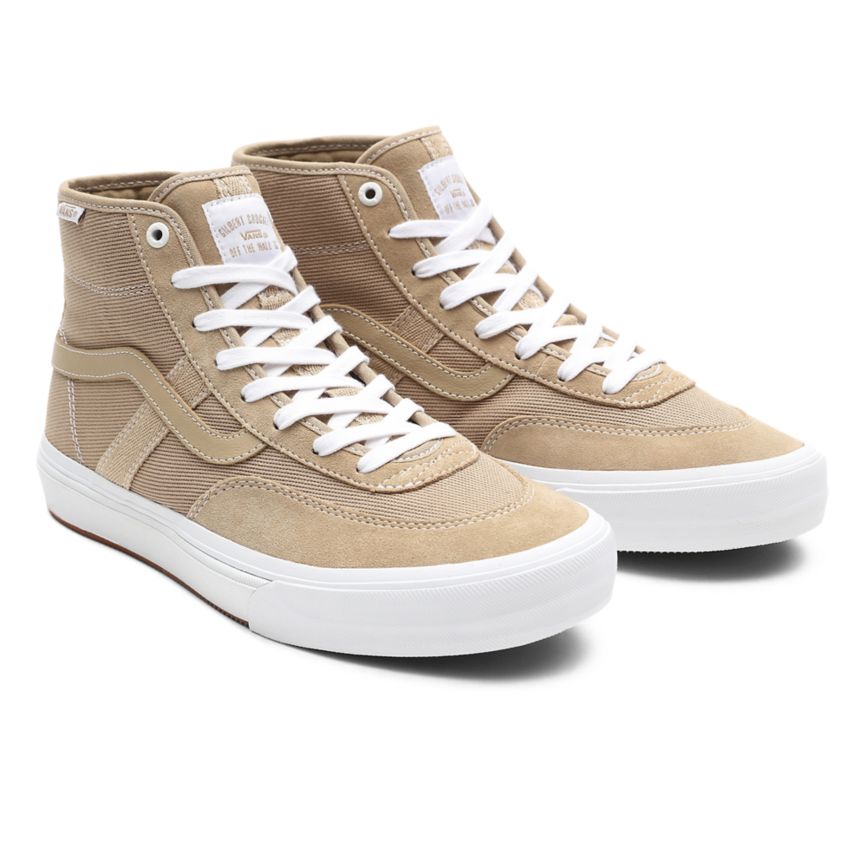 Vans Crockett High Pro Ayakkabi Beyaz | VN019U5YN82