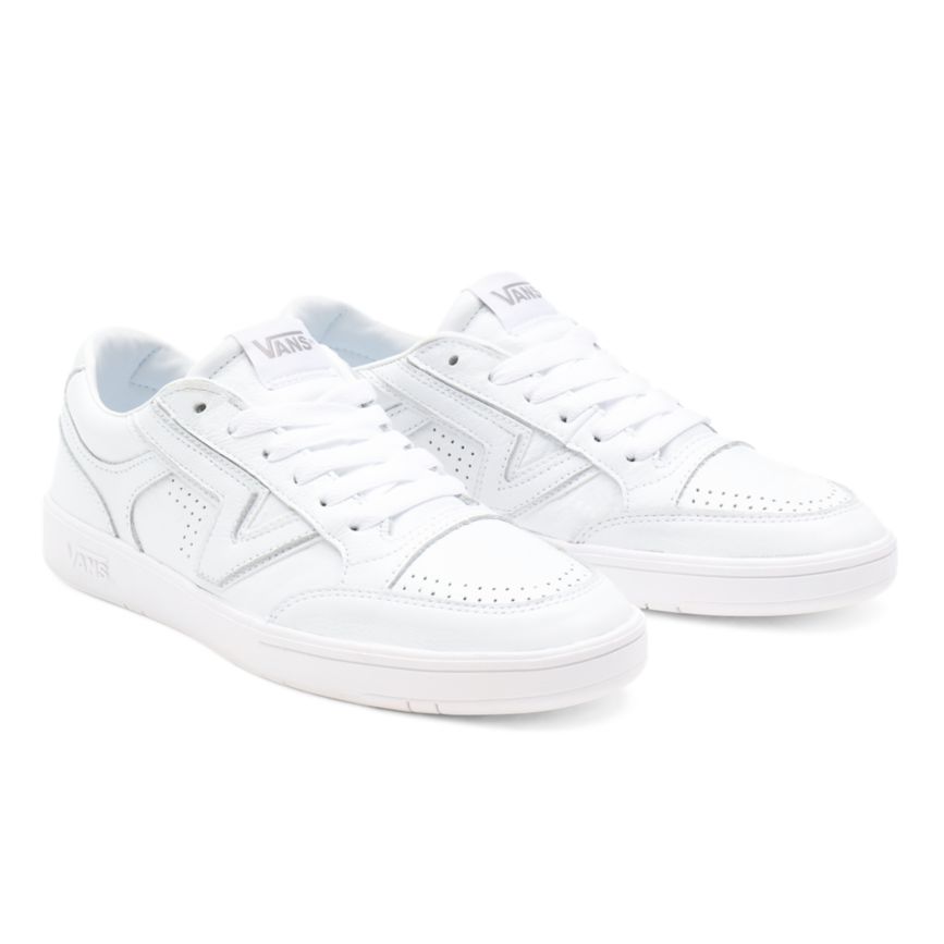 Vans Deri Lowland CC Ayakkabi Beyaz | VN551Q2IJ55