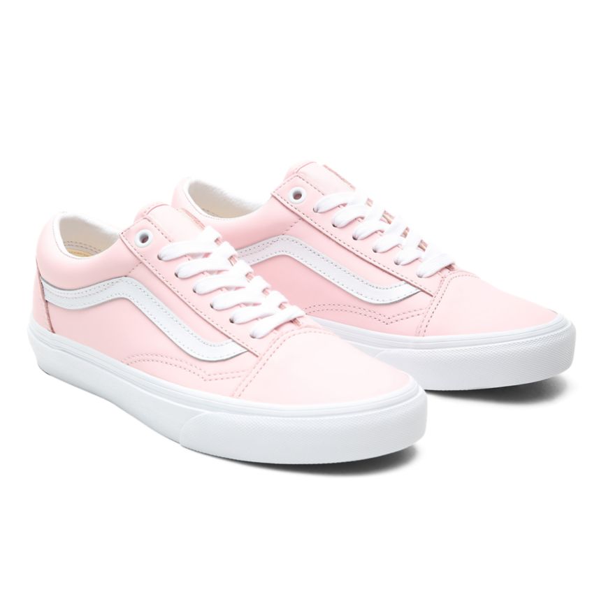 Vans Deri Old Skool Ayakkabi Pembe | VN179S2IS46