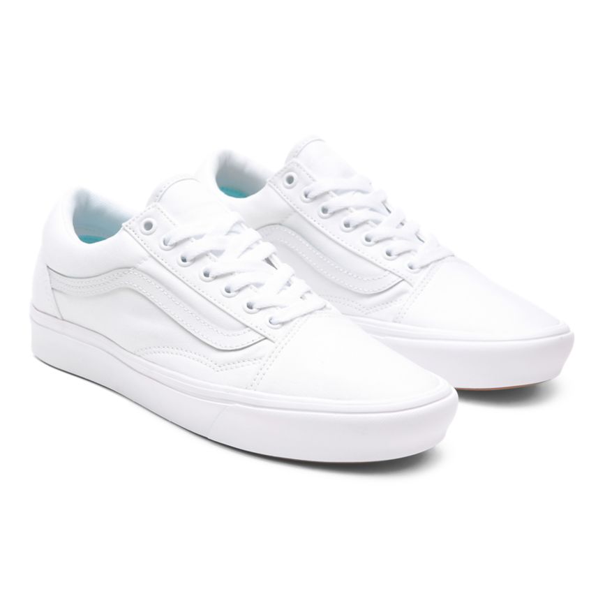 Vans Klasik ComfyCush Old Skool Ayakkabi Beyaz | VN209K9ZL95