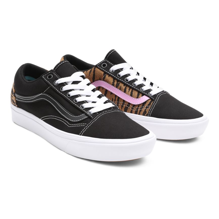 Vans Le Tigre ComfyCush Old Skool Ayakkabi Siyah | VN605H6DA58