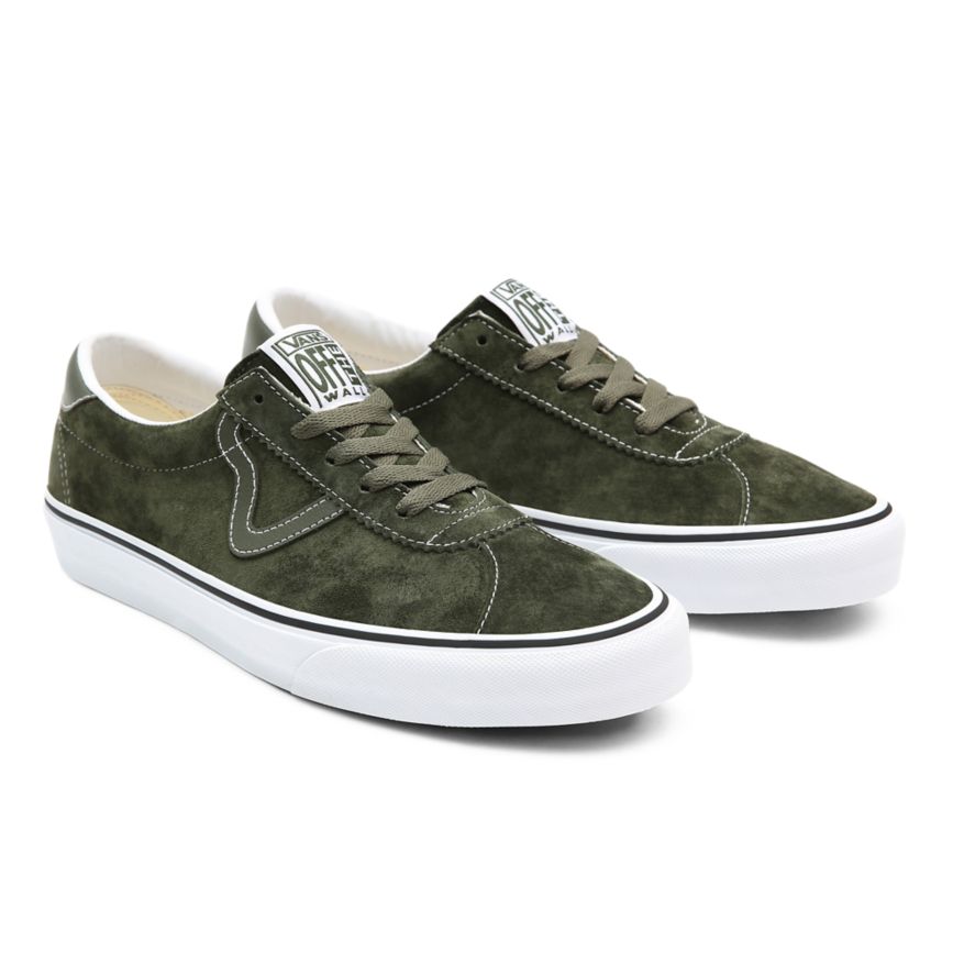 Vans Pig Süet Spor Ayakkabi Zeytin Yeşili | VN966J0QW63