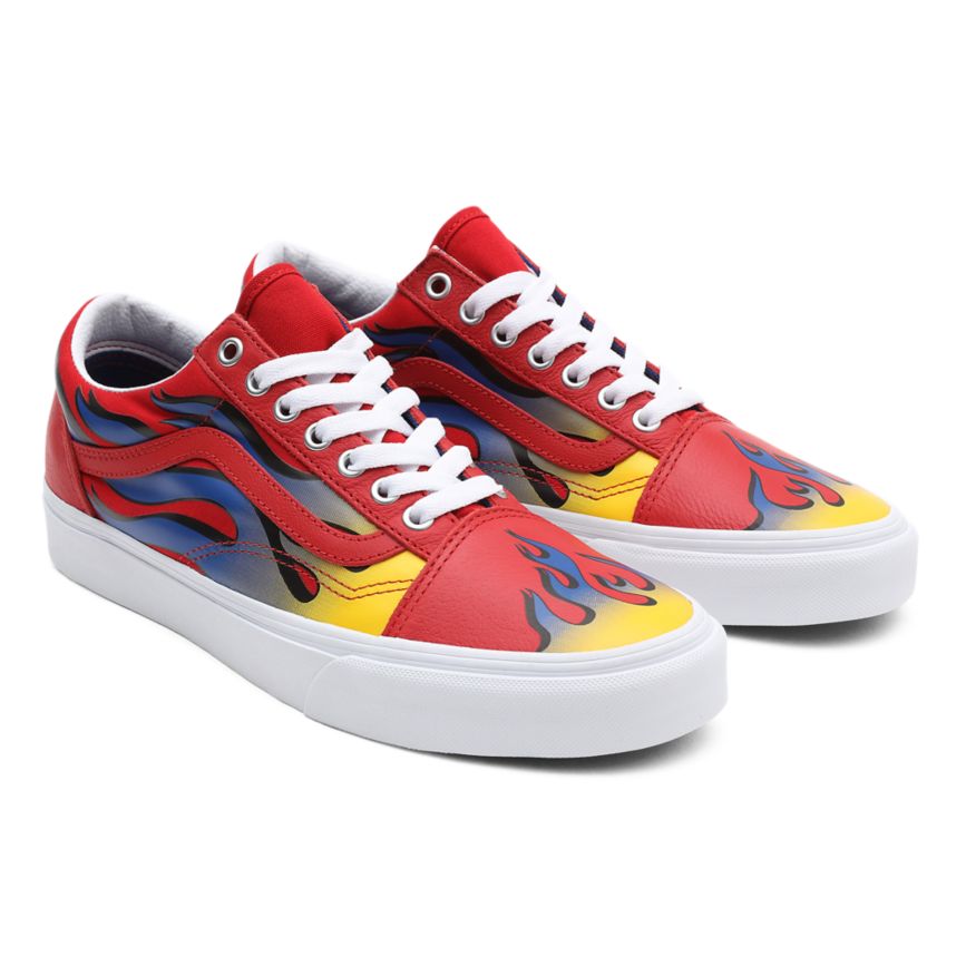 Vans Racer Old Skool Ayakkabi Kırmızı | VN587T6YL36