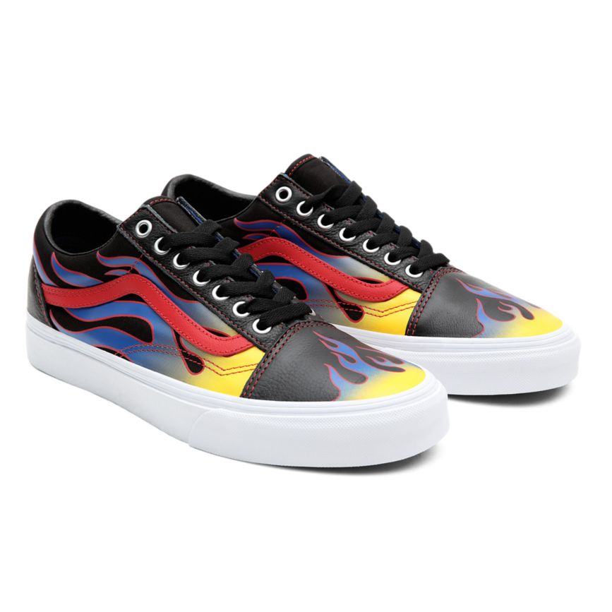 Vans Racer Old Skool Ayakkabi Siyah | VN197X0QC56