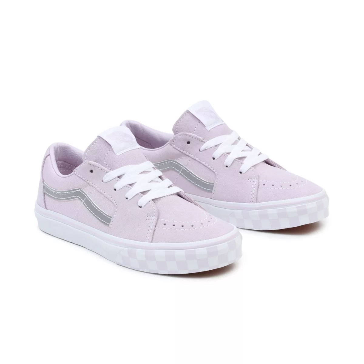 Vans Reflective Sidestripe Sk8-Low Ayakkabi Pembe | VN103Q7VE15