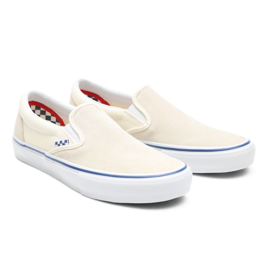 Vans Skate Slip-On Ayakkabi Beyaz | VN767I9GJ35