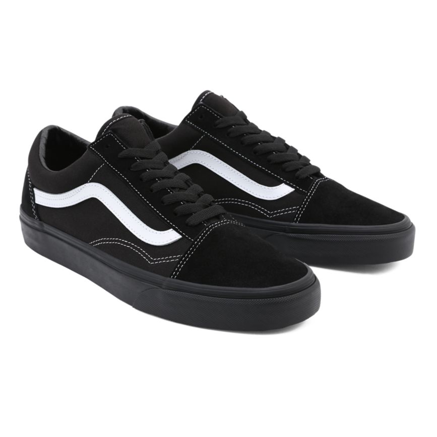 Vans Süet Kanvas Old Skool Ayakkabi Siyah | VN827S4WE27