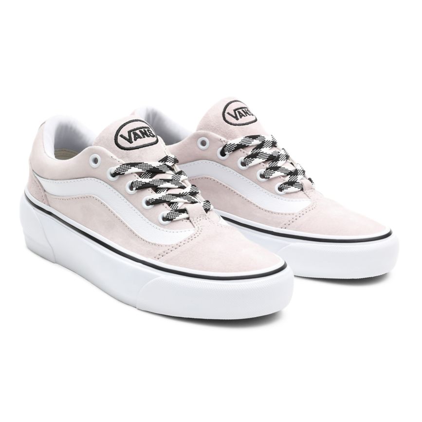 Vans Süet Shape NI Ayakkabi Pembe | VN426I4IA41