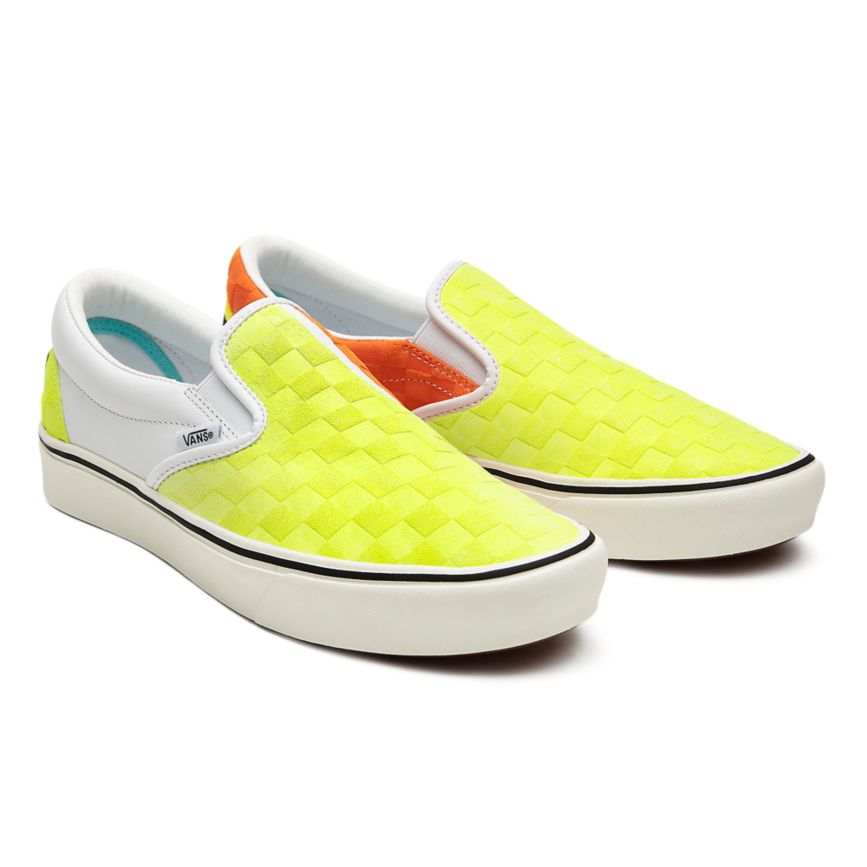 Vans X Penn ComfyCush Slip-On Ayakkabi Sarı | VN863R4TD59