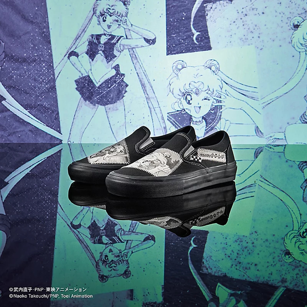 Vans X Pretty Guardian Sailor Moon Skate Slip-on Ayakkabi Siyah | VN364D2OI29